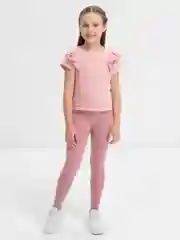 Вишнёвый легинсы детские, хлопок, лапша, 6 цветов