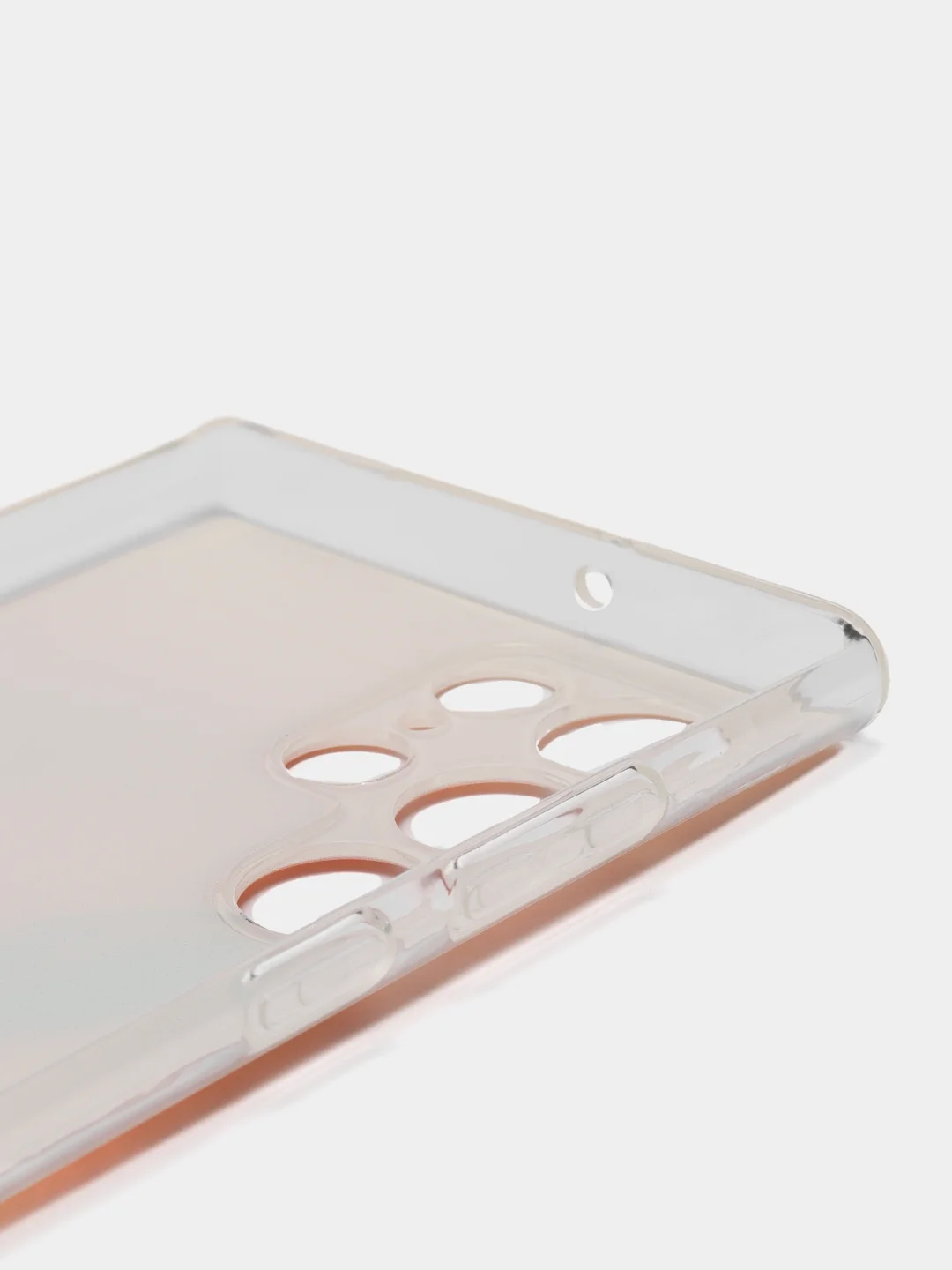 Оливковый чехол на Samsung Galaxy S22 Ultra / Самсунг S22 Ultra прозрачный с рисунком, защита камеры
