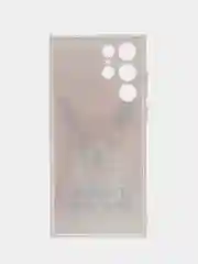 Оливковый чехол на Samsung Galaxy S22 Ultra / Самсунг S22 Ultra прозрачный с рисунком, защита камеры