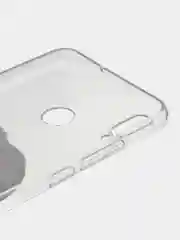 Багровый силиконовый чехол на Honor 8X / Хонор 8Х прозрачный, с рисунком, защита камеры
