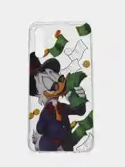 Тёмно-зелёный силиконовый чехол на Samsung Galaxy A50/A30s / Самсунг А50/А30s прозрачный, с рисунком