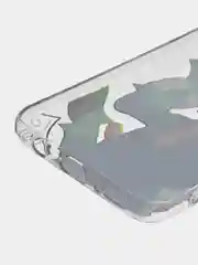 Тёмно-зелёный силиконовый чехол на Samsung Galaxy A50/A30s / Самсунг А50/А30s прозрачный, с рисунком
