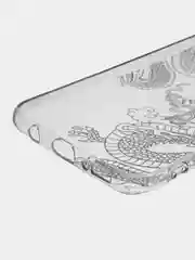 Пудровый силиконовый чехол на Samsung Galaxy A50/A30s / Самсунг А50/А30s прозрачный, с рисунком