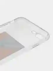 Голубой чехол прозрачный мультфильм "Looney Tunes" для iPhone 7/8 Plus XR 11 12 Pro mini 13