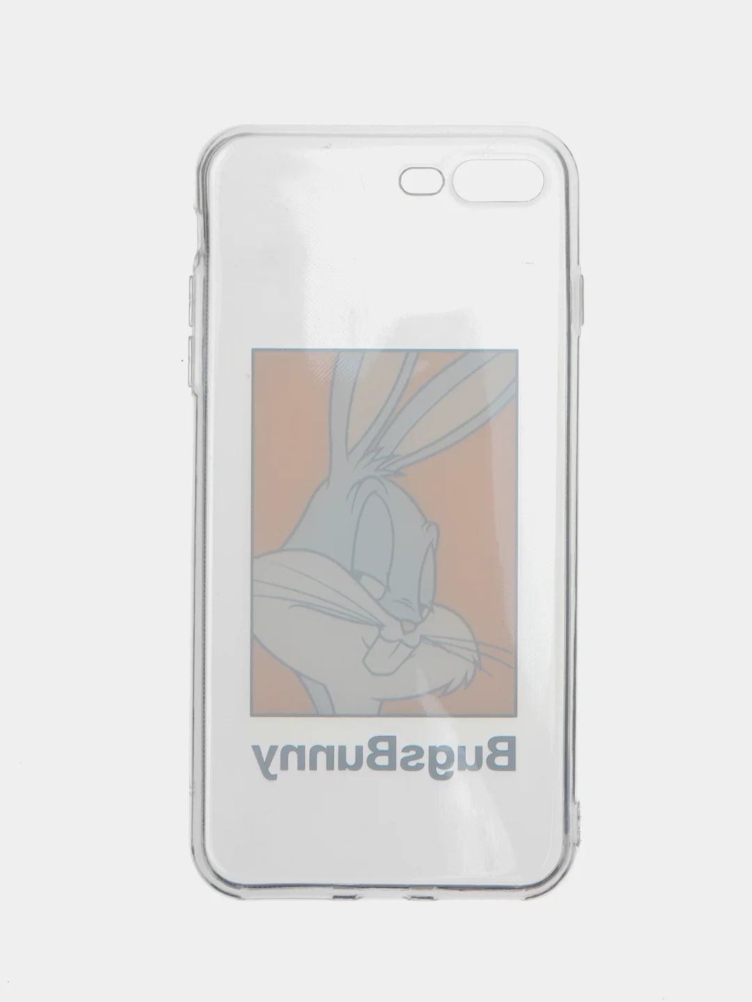 Голубой чехол прозрачный мультфильм "Looney Tunes" для iPhone 7/8 Plus XR 11 12 Pro mini 13
