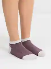 Носки женские короткие 2-х цветные