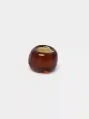 Тёмно-коричневый чешский бисер Preciosa 10/0, Transparent - silver line (10, 50 грамм)
