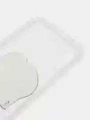 Бежевый силиконовый чехол на Xiaomi Redmi 9A / Сяоми Редми 9А прозрачный с рисунком, защита камеры