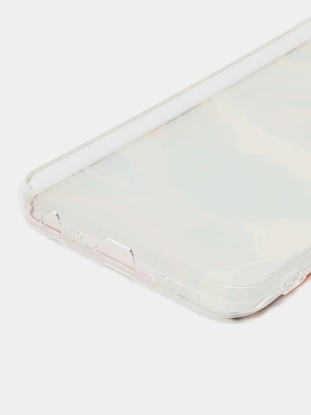 Кремовый силиконовый чехол на Xiaomi Redmi 9 / Сяоми Редми 9 прозрачный, с рисунком, защита камеры