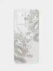 Пудровый силиконовый чехол на Xiaomi Redmi 10 / Сяоми Редми 10 прозрачный с рисунком, защита камеры