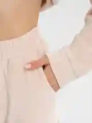Бежевый костюм женский, спортивный, велюр