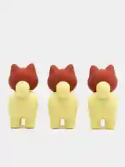 Кремовый ластик фигурный