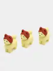 Кремовый ластик фигурный