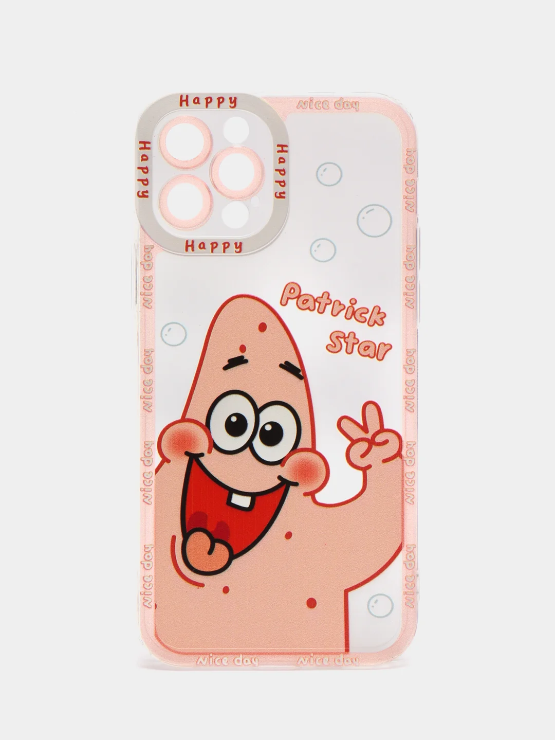 Конфетный чехол прозрачный, мультфильм "Спанч Боб", матовый, для iPhone XR, 11, 12 mini, Pro, 13 Pro