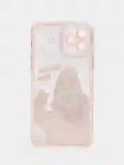 Конфетный чехол прозрачный, мультфильм "Спанч Боб", матовый, для iPhone XR, 11, 12 mini, Pro, 13 Pro