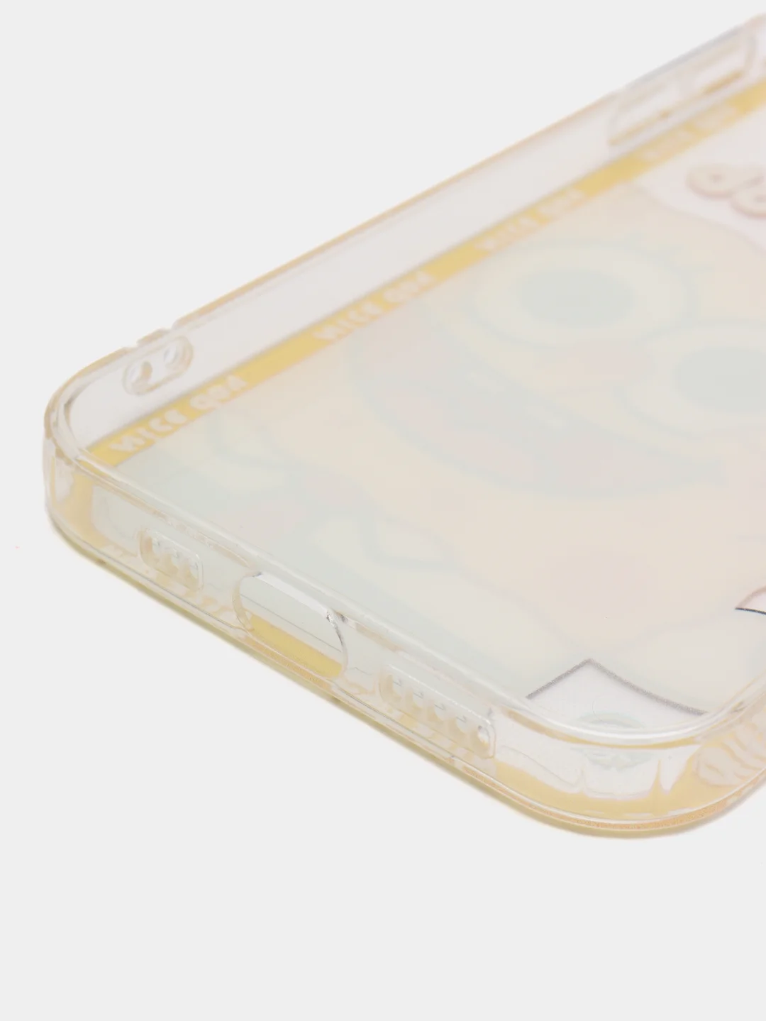 Желтый чехол прозрачный, мультфильм "Спанч Боб", матовый, для iPhone XR, 11, 12 mini, Pro, 13 Pro