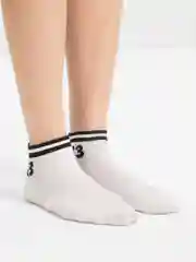 Черный носки белые с цифрами
