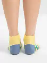 Желтый носочки с фруктами
