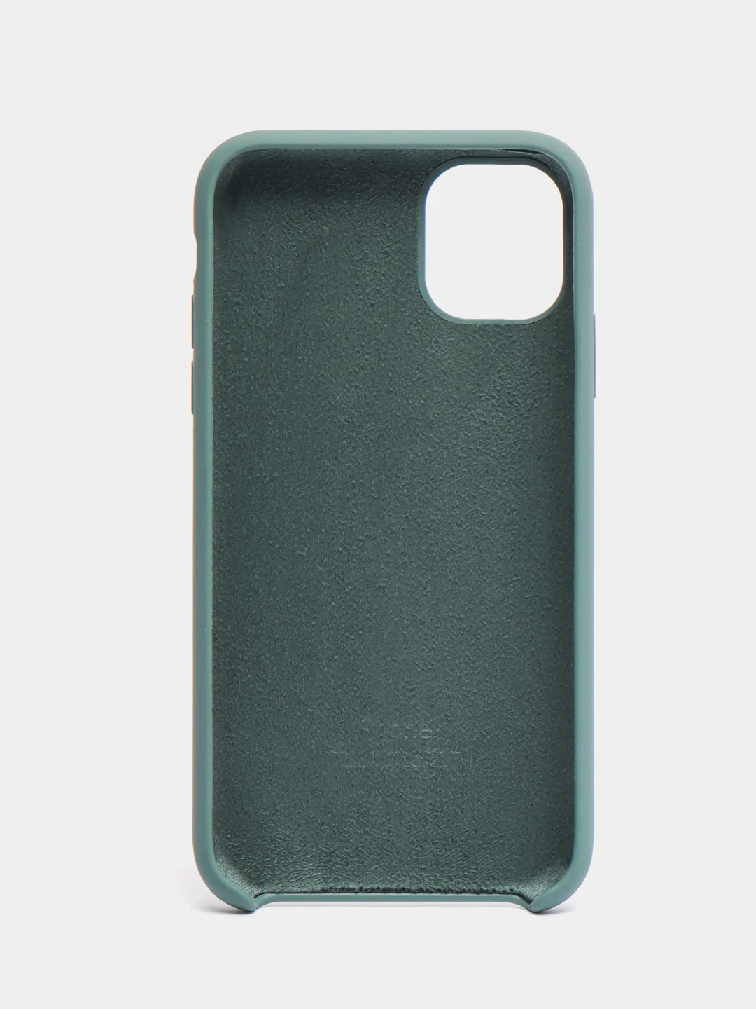 Тёмно-зелёный чехол Silicone Case для iPhone 11