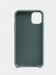Тёмно-зелёный чехол Silicone Case для iPhone 11