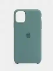 Тёмно-зелёный чехол Silicone Case для iPhone 11