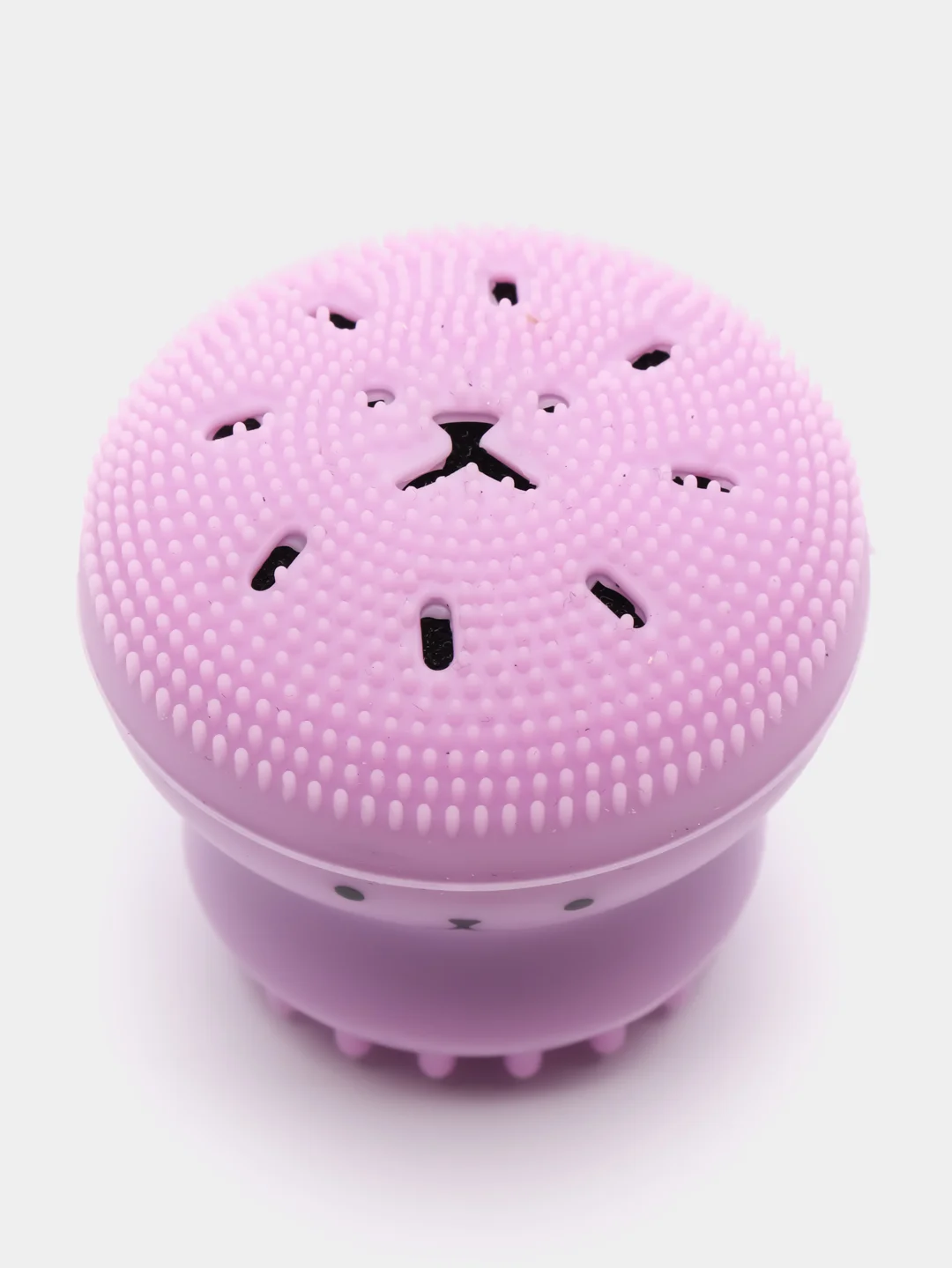 Лавандовый силиконовая щетка для очищения лица "My Beauty Tool", 12 цветов