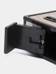 Хром портсигар с зажигалкой, с механической подачей сигарет