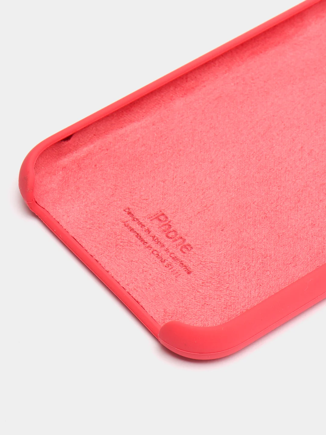 Алый чехол Silicone Case для iPhone XR