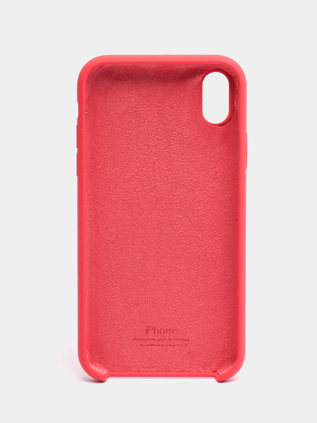 Алый чехол Silicone Case для iPhone XR