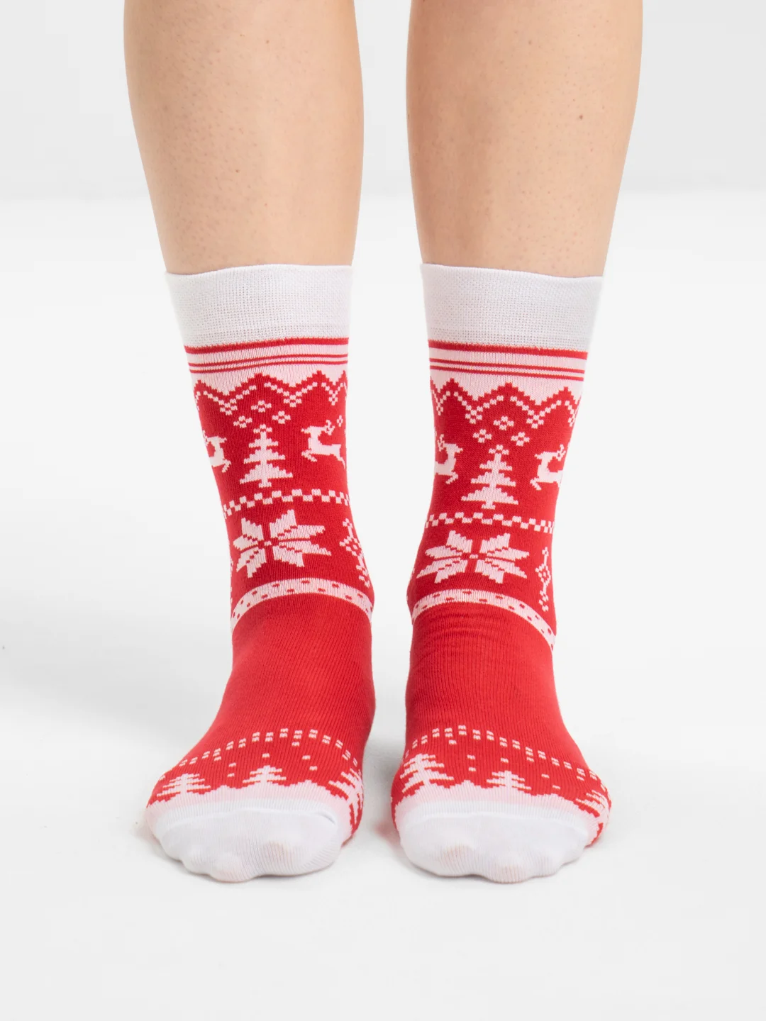 Фуксия носки Stereo Socks женские с принтом