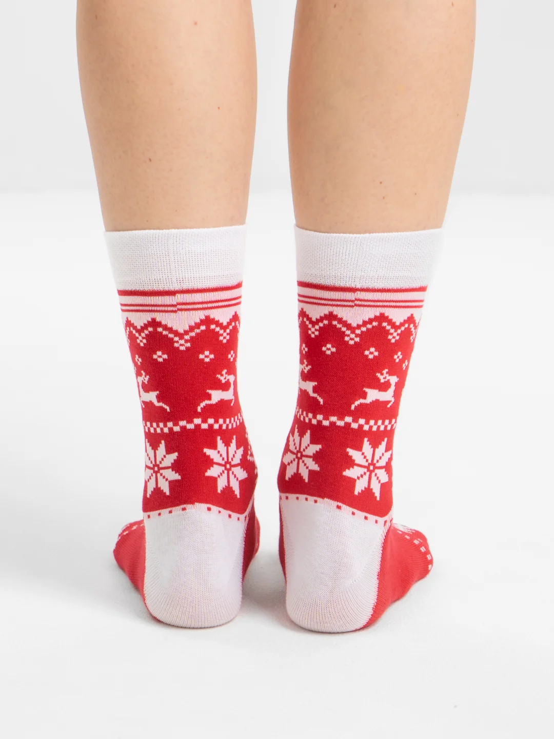 Фуксия носки Stereo Socks женские с принтом