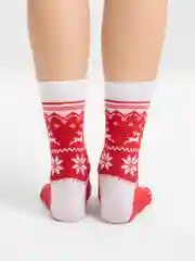 Фуксия носки Stereo Socks женские с принтом