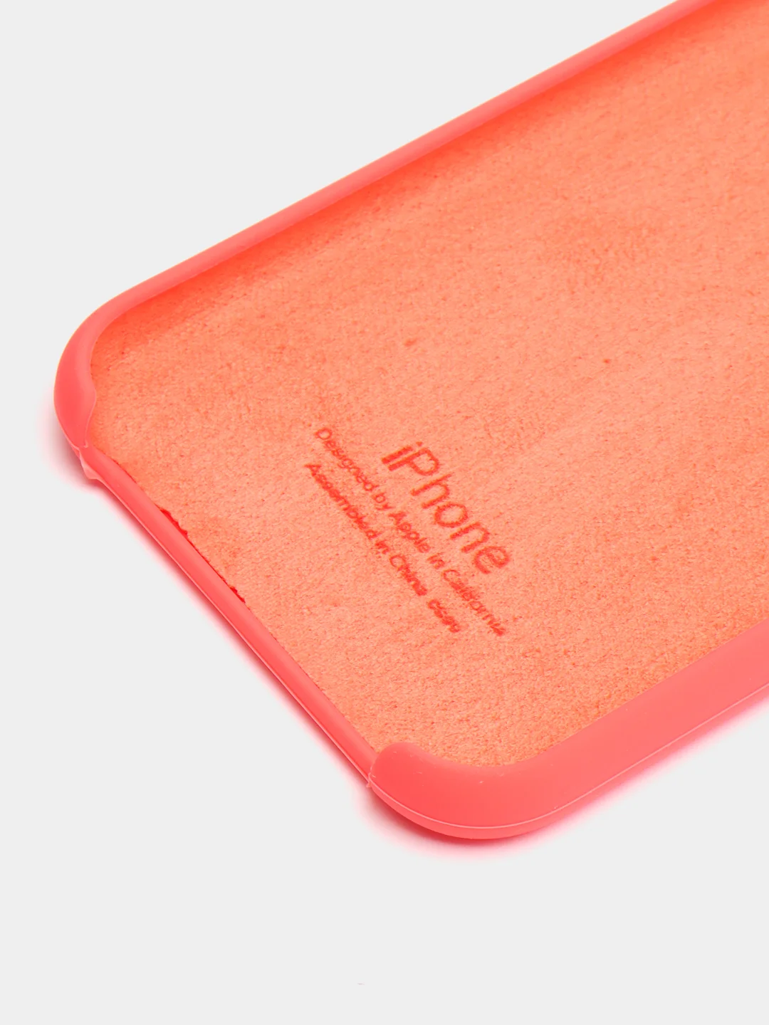 Оранжевый чехол Silicone Case для iPhone XR
