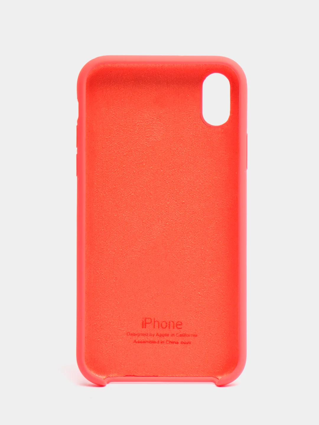 Оранжевый чехол Silicone Case для iPhone XR