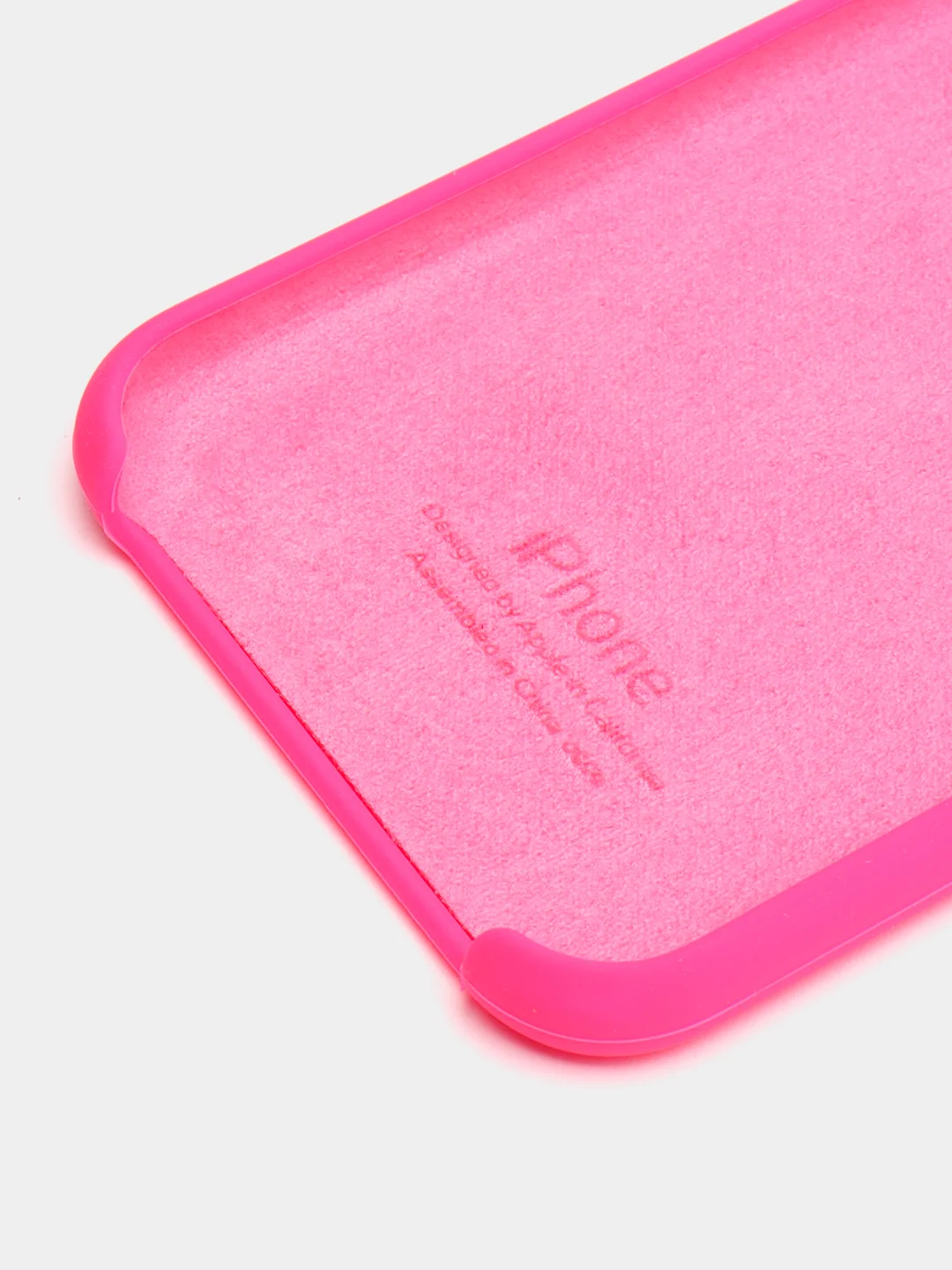 Фуксия чехол Silicone Case для iPhone XR