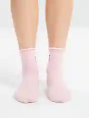 Розовый носки женские