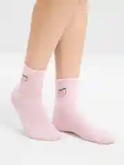 Розовый носки женские