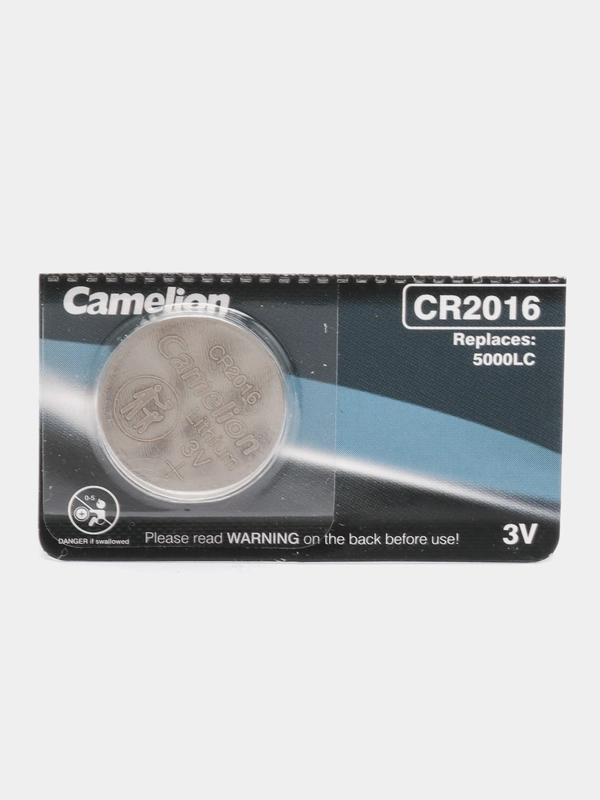 Батарейка Camelion CR2016, литиевая 3V