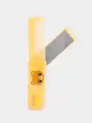 Желтый детская складная расческа с зеркалом