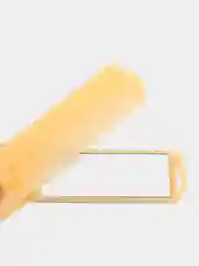 Желтый детская складная расческа с зеркалом