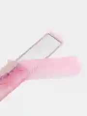 Желтый детская складная расческа с зеркалом