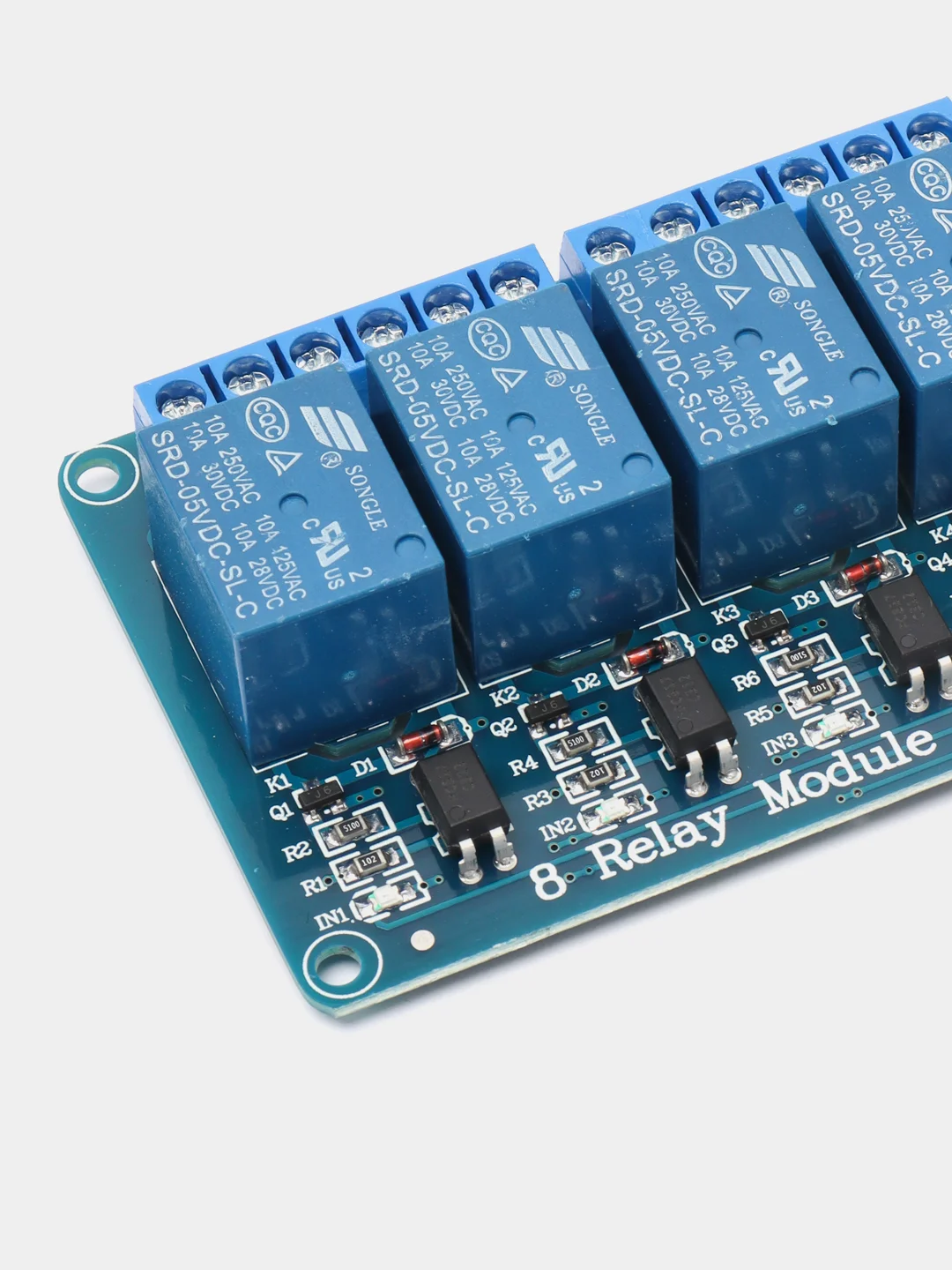Модуль реле, 8 каналов, 5В, релейный модуль для Arduino