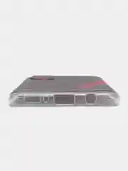 Красный силиконовый чехол на Samsung Galaxy A31 / Самсунг А31 прозрачный с рисунком, защита камеры