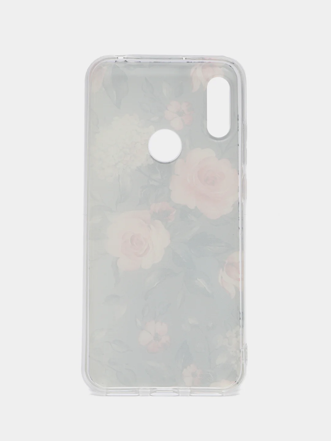 Кораллово-розовый силиконовый чехол на Honor 8A/8A Pro/Huawei Y6 2019/Y6s / Хонор 8А прозрачный, с рисунком
