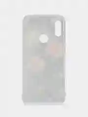 Кораллово-розовый силиконовый чехол на Honor 8A/8A Pro/Huawei Y6 2019/Y6s / Хонор 8А прозрачный, с рисунком