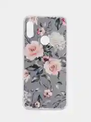 Кораллово-розовый силиконовый чехол на Honor 8A/8A Pro/Huawei Y6 2019/Y6s / Хонор 8А прозрачный, с рисунком