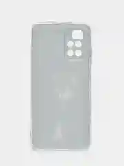 Серый меланж силиконовый чехол на Xiaomi Redmi 10 / Сяоми Редми 10 прозрачный с рисунком, защита камеры