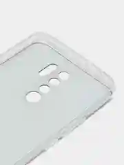 Серый меланж силиконовый чехол на Xiaomi Redmi 9 / Сяоми Редми 9 прозрачный, с рисунком, защита камеры