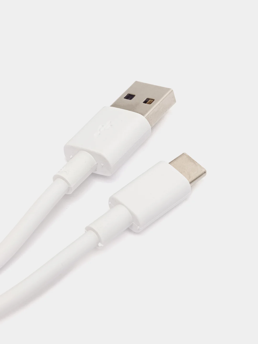 Белый кабель Type-C - USB для быстрой зарядки и передачи данных