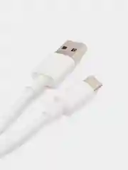 Белый кабель Type-C - USB для быстрой зарядки и передачи данных